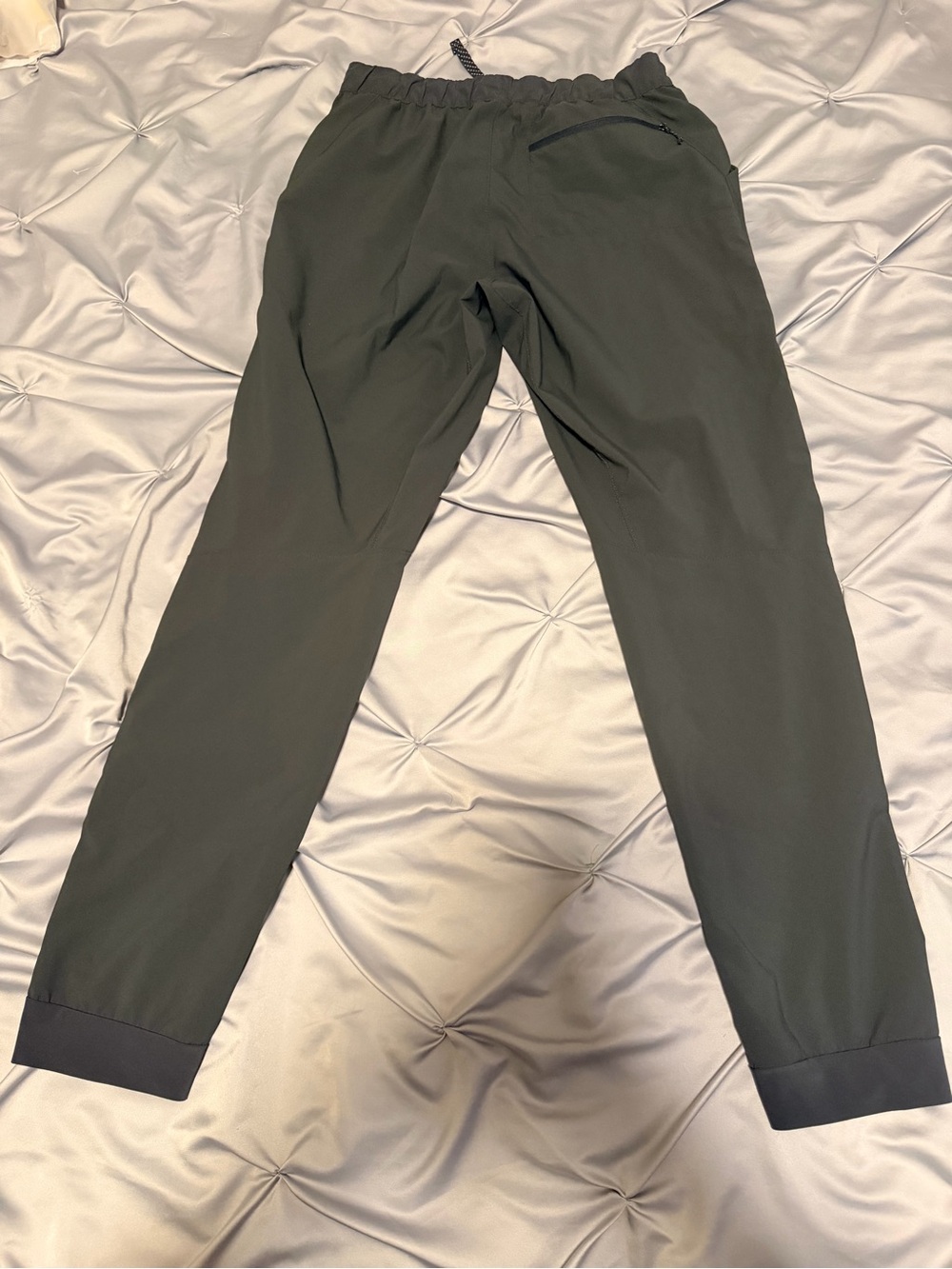 Patagonia Unisex Adults Sweatpants Gray Polyester Solid Drawstring Logo - Picture 9 of 9